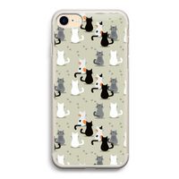 Katten: iPhone 7 Transparant Hoesje
