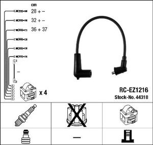 Bougiekabelset RCEZ1216