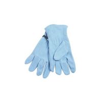 Lichte blauwe fleece handschoenen voor volwassenen   - - thumbnail