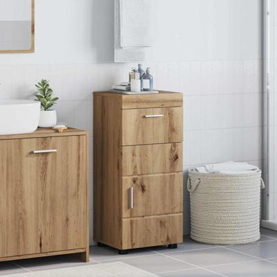 Badkamer Kast artisanaal eikenkleurig 37 x 31.5 x 82 cm