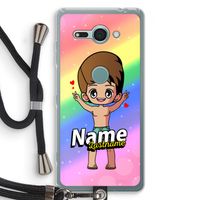 Chibi Maker man: Sony Xperia XZ2 Compact Transparant Hoesje met koord