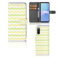 Sony Xperia 10 III | Telefoon Hoesje | Waves Yellow