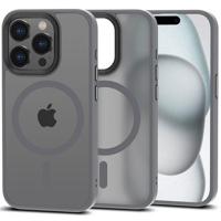 iPhone 15 Pro Max Tech-Protect Magmat Cover - MagSafe-compatibel - Mat titanium - thumbnail