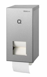 Q-bic Line Qbic-line 2-rols toiletrolhouder (doprollen) QTR2 SSL - RVS