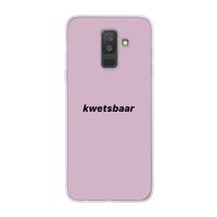 kwetsbaar: Samsung Galaxy A6 Plus (2018) Transparant Hoesje kwetsbaar: Samsung Galaxy A6 Plus (2018) Transparant Hoesje