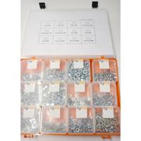 Bofix assortimentsdoos 12 vaks ringen en moeren