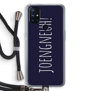 Joengneuh!: OnePlus Nord N10 5G Transparant Hoesje met koord