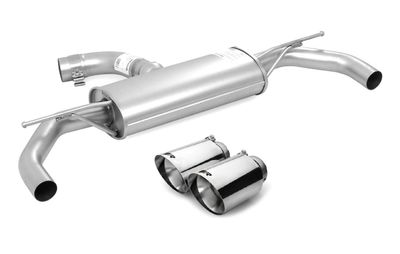 Remus uitlaat passend voor Volkswagen Golf VII / Seat Leon 2.0 TSi - Chroom Schuin 95601715009552130000002670SGR