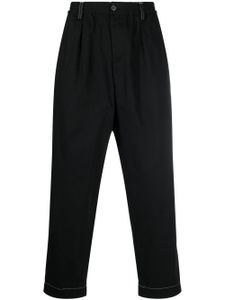 Marni pantalon à coutures contrastantes - Noir