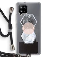 Creatieve toets: Samsung Galaxy A42 5G Transparant Hoesje met koord