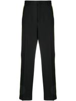 Valentino Garavani pantalon de costume à rayures latérales - Noir