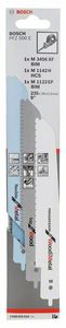 Bosch Accessoires 3-delige zaagbladset voor Bosch multizaag PFZ 500 E M 1142 H; M 3456 XF; M 1122 EF 1st