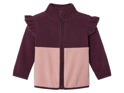lupilu Baby fleecejas (Rood, 50/56)