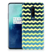 OnePlus 7T Pro TPU bumper Waves Yellow - thumbnail