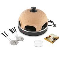 Emerio PO-110450 pizzamaker en -oven 6 pizza('s) 1200 W Oranje, Terracotta - thumbnail