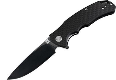 ArtisanCutlery Tradition Carbon Fiber/ Black Blade Zakmes