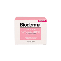 Biodermal Nachtcreme droge en gevoelige huid 50 Milliliter