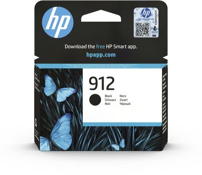 HP inktcartridge 912, 300 pagina&apos;s, OEM 3YL80AE, zwart