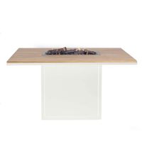 Cosi: Cosiloft 120 Relax Dining Teak Tafelblad - wit - thumbnail