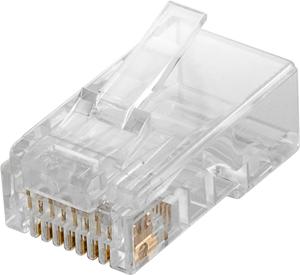 Goobay 93828 kabel-connector RJ45 Transparant