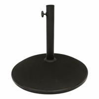 Parasolvoet Colorbaby 25 kg Zwart Staal Cement