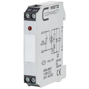 Metz Connect 11061313 Koppelelement 24, 24 V/AC, V/DC (max) 1x NO 1 stuk(s)