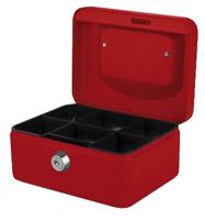 Geldkist quantore 150x115x80mm rood