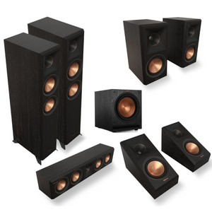 KLIPSCH: RP-5000FII HOME CINEMA 5.1.2 SYSTEEM - ZWART