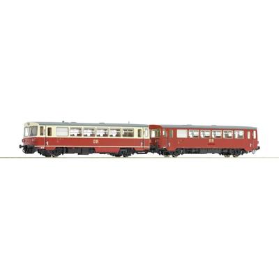 Roco 7700013 H0 Dieseltreinstel 174 001-8 met bijwagen van de DR