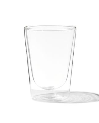 HEMA Dubbelwandig glas 350ml (transparant)