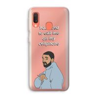 Hotline bling: Samsung Galaxy A20e Transparant Hoesje