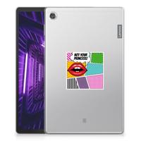 Lenovo Tab M10 Plus Leuke Siliconen Hoes Popart Princess