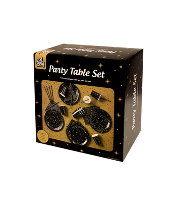 Tafelgerei Decoratieset Zwart/Goud