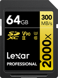 Lexar Professional 2000x 64 GB SDHC UHS-II Klasse 10