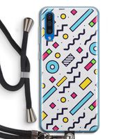 8-bit N°8: Samsung Galaxy A50 Transparant Hoesje met koord