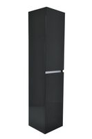 Wiesbaden Vision kolomkast met 2 deuren 160x35x35 cm, hoogglans grijs