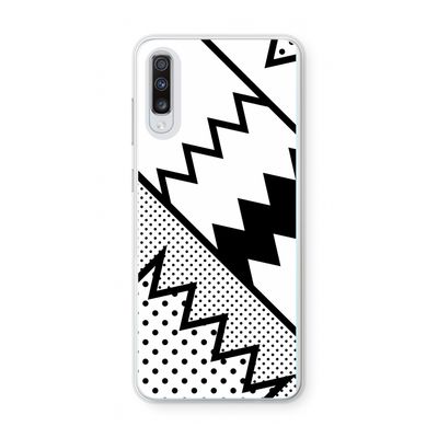 Pop Art #5: Samsung Galaxy A70 Transparant Hoesje