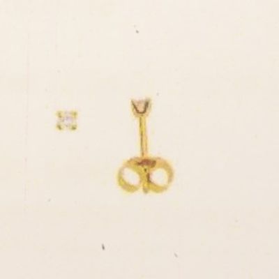 TFT Oorknoppen Diamant 0.10ct (2x 0.05ct) Witgoud Glanzend