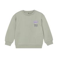 Daily7 winter sweater meisjes - groen - backprint