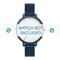 Skagen horlogeband SKW2579 Staal Blauw 12mm Skagen horlogeband SKW2579 Staal Blauw 12mm