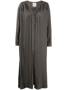 L'Autre Chose robe mi-longue plissée - Gris
