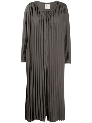L'Autre Chose robe mi-longue plissée - Gris