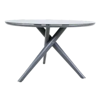 Tafel Buiten Tuin Mojito Ceramic Negro ø120cm Lesli Living Tafel Buiten Tuin Mojito Ceramic Negro ø120cm Lesli Living