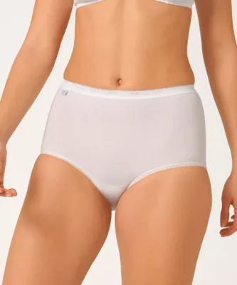 Basic Maxi 4-Pack dames slip (3+1 Gratis) - ondergoed dames - Vrouwen onderbroek katoen