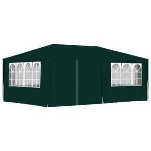 VidaXL Partytent met zijwanden professioneel 90 g/m² 4x6 m groen