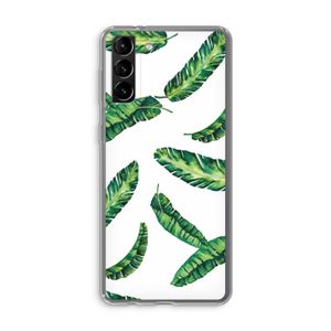 Lange bladeren: Samsung Galaxy S21 Plus Transparant Hoesje