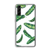 Lange bladeren: Samsung Galaxy S21 Plus Transparant Hoesje