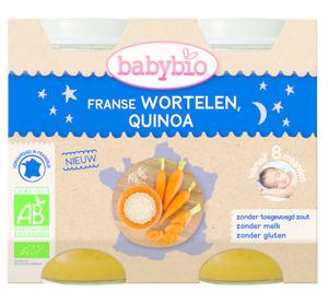 Babybio Wortel & quinoa 200 gr bio (2 st)