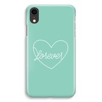 Forever heart pastel: iPhone XR Volledig Geprint Hoesje