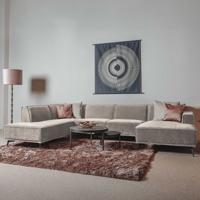 Tower Living 2,5-zits Hoekbank 'Leeds' Lounge rechts, kleur Beige